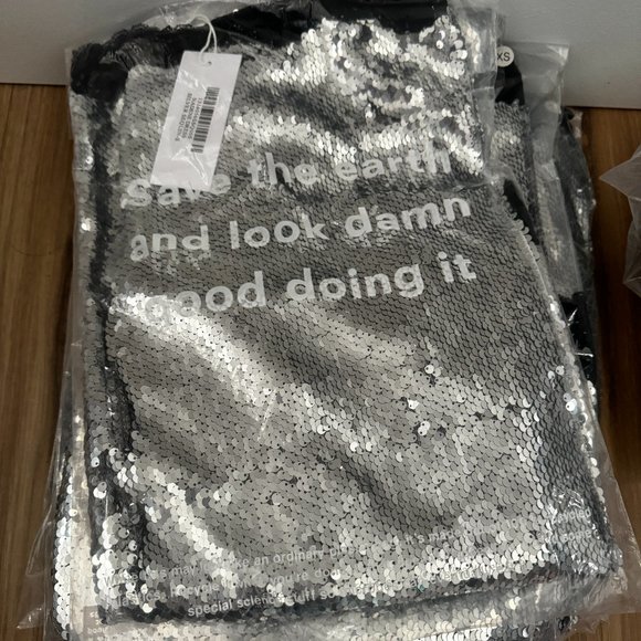 Reformation Nadene Dress + Silver Sequin - Picture 9 of 9